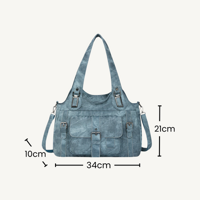 Nora – Die Denim-Vintage-Tasche