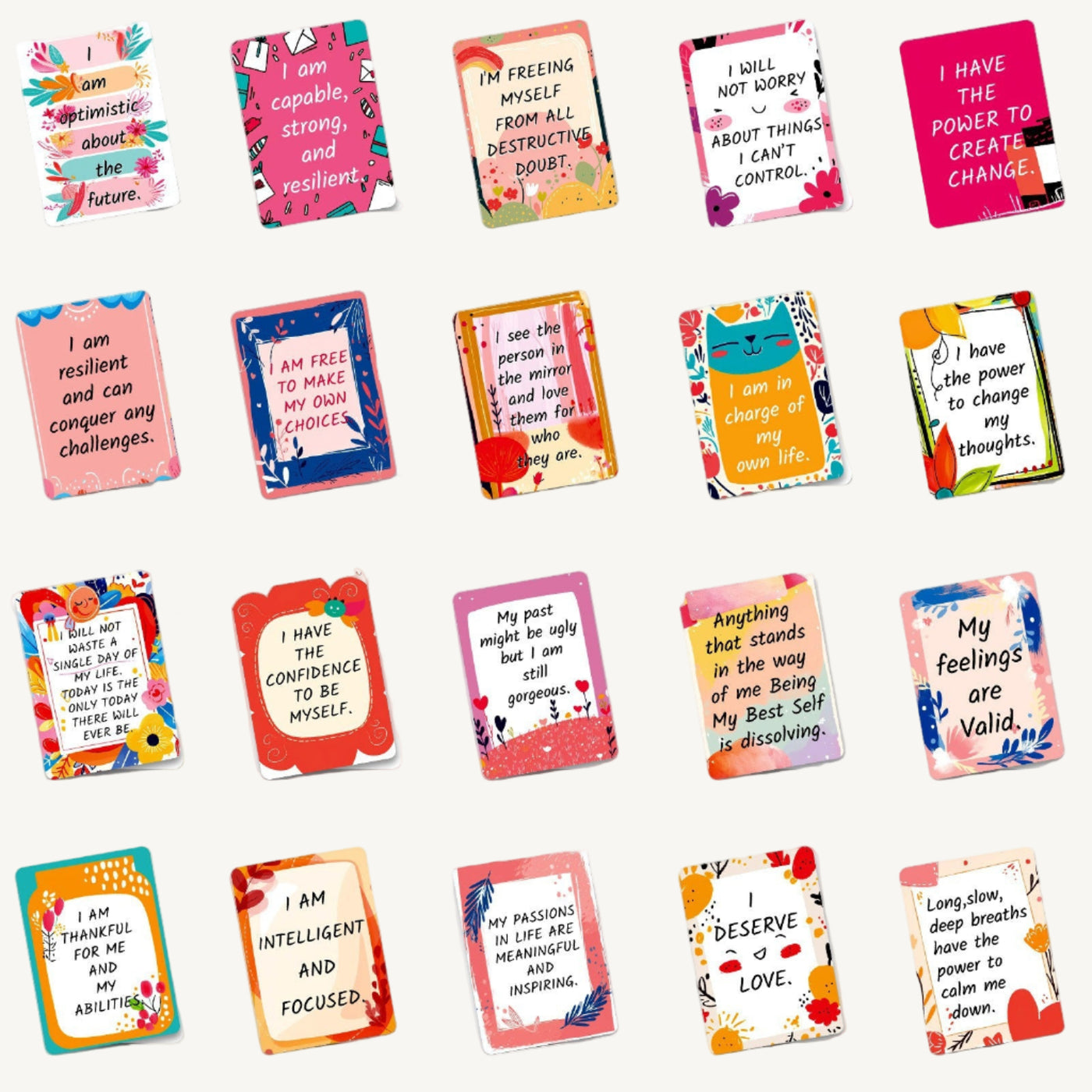 50 Inspirational Quote Card Set - Motivierende Worte für den Arbeitsplatz und Worte zur Selbstdisziplin