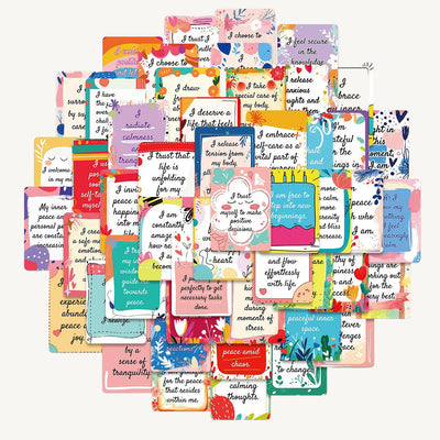 50 Inspirational Quote Card Set - Motivierende Worte für den Arbeitsplatz und Worte zur Selbstdisziplin