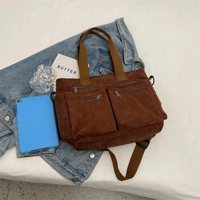 Greta – Die robuste Cord-Tasche für jeden Tag