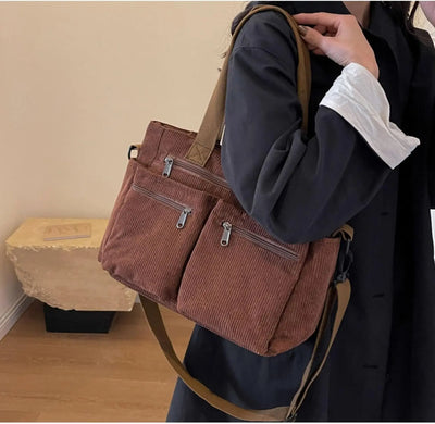 Greta – Die robuste Cord-Tasche für jeden Tag