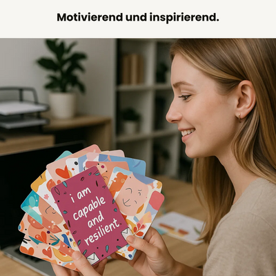 50 Inspirational Quote Card Set - Motivierende Worte für den Arbeitsplatz und Worte zur Selbstdisziplin