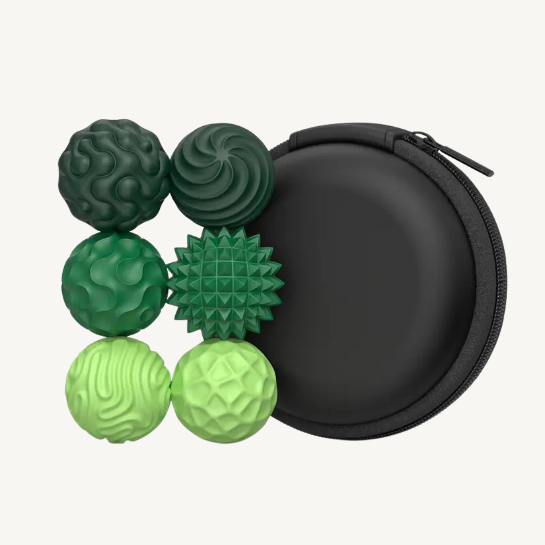 Mindful Focus Sensory Balls – 6 Texturen für Ruhe & Klarheit
