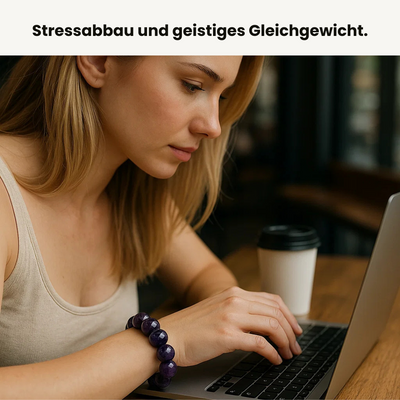 Anxiety Bracelet - Natürliches Amethyst-Armband zur Stressbewältigung