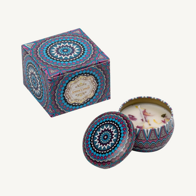 Calming Smokeless Candles - Sojawachs- und Trockenblumkerzen