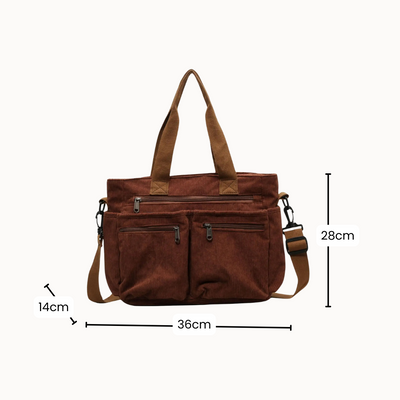 Greta – Die robuste Cord-Tasche für jeden Tag